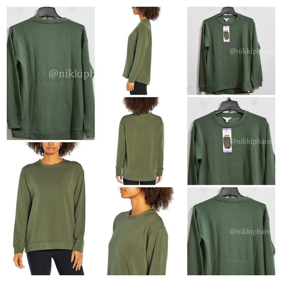 Orvis Tops - Orvis Ladies' Crewneck Pullover cozy top  IN GREEN
